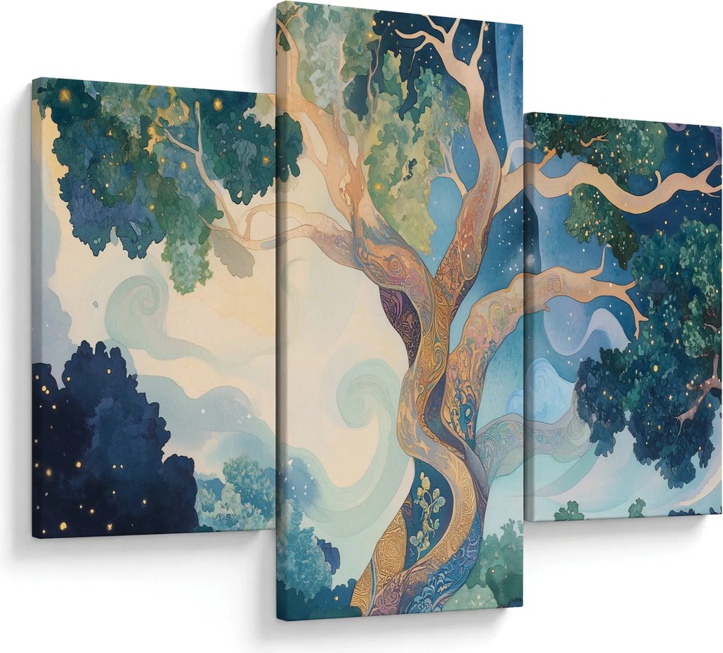 Kép – Kozmikus fa (90x60 cm)