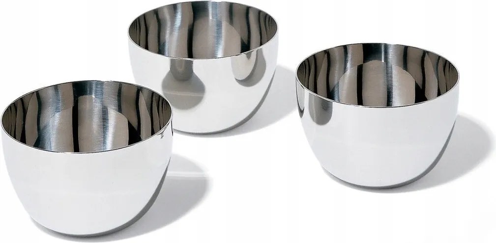 Alessi Mami Snack tálak, szószok 3 db Acél