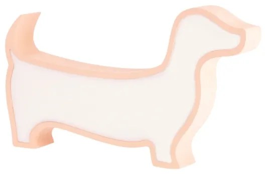 LED gyerekasztali lámpa DOG LED/12W/230V rózsaszín
