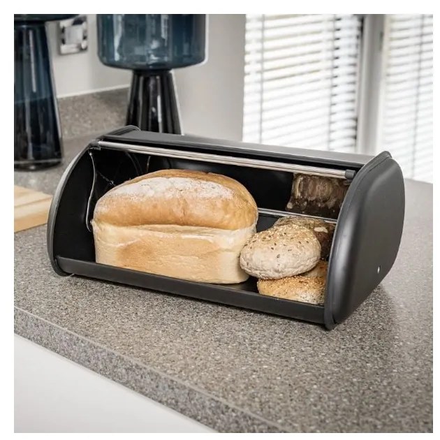 Bread Bin fekete kenyértartó - Addis