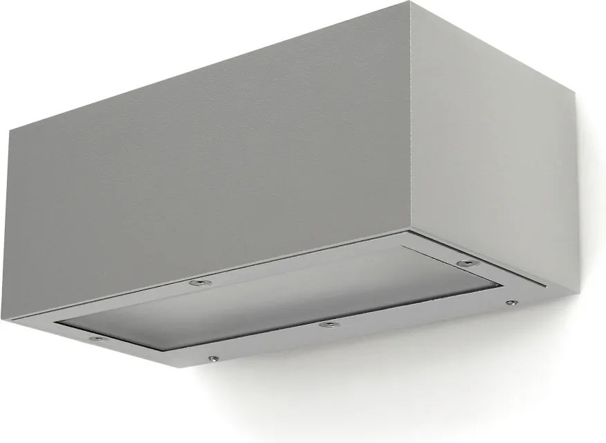 NOVOLUX 157D-G05X1A-03 ISORA Modern Kültéri Fali Lámpa Szürke E27 IP65