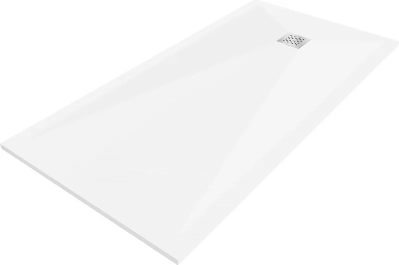 Mexen Stone+ kompozit zuhanytálca, téglalap alakú, 200 x 90 cm, fehér - 44109020