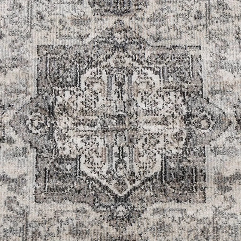 ARBIZU többszínű vintage stílusú bel-/kültéri szőnyeg Ø 120 cm