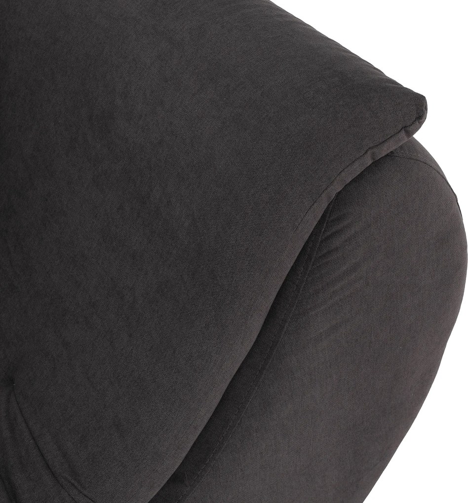 Ülőgarnitúra, szürkésbarna/sárga, szövet, balos, BRATO