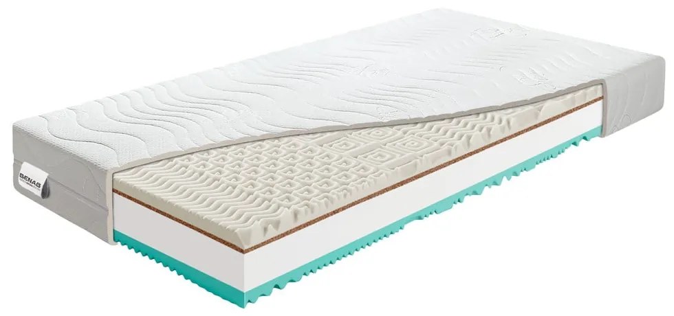 Kemény-közepes keménységű kétoldalas hab matrac 90x200 cm Visco Touch – BENAB