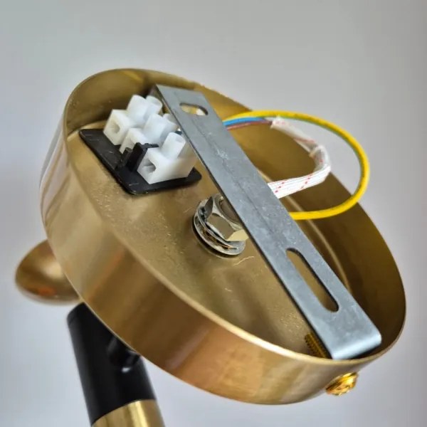 Fali lámpa GEORGIA 1xE14/5W/230V arany/füstös bézs