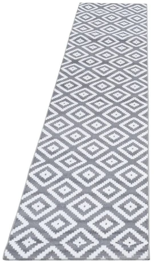 Világosszürke futószőnyeg 80x300 cm Plus – Ayyildiz Carpets