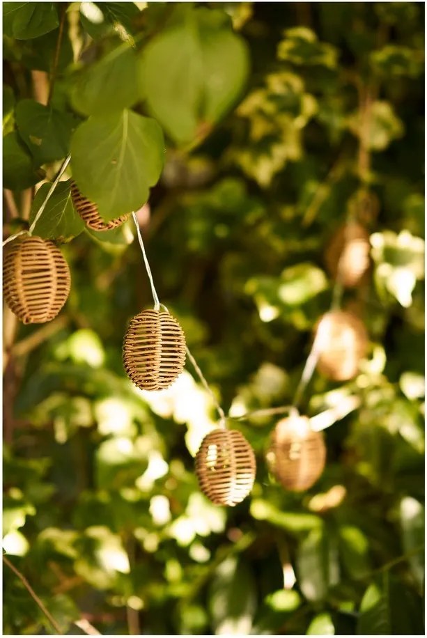 Elemmel működő LED fényfüzér, izzók száma 10 db, hosszúság 180 cm Carlisle – House Nordic