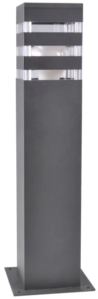 LED RGBW fényerőszabályozható kültéri lámpa TEKSAS 1xE27/12W/230V 44 cm IP44 antracit