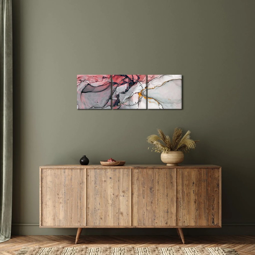 Az absztrakció képe (órával) (90x30 cm)