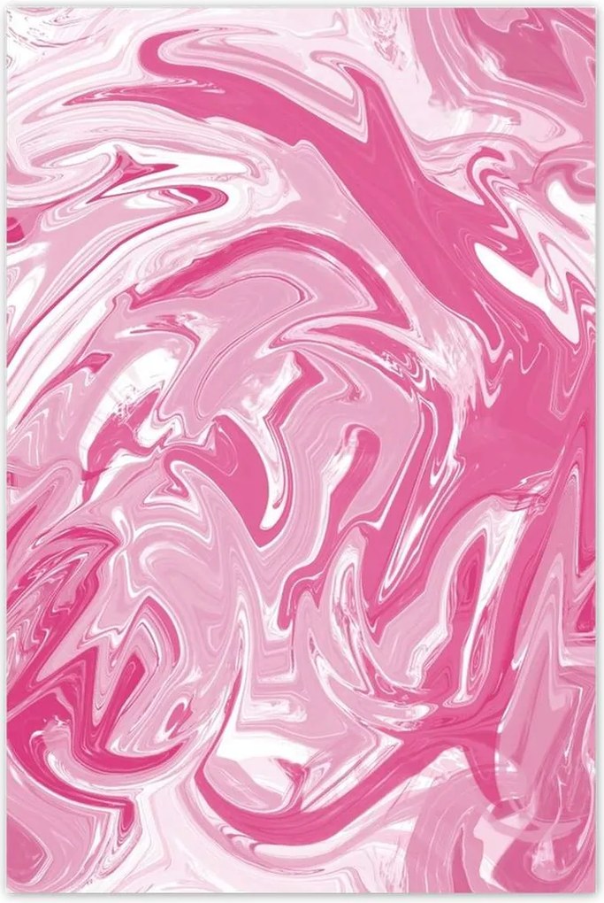 Poszterek 80x120 Tükröződés a vízben Rózsa