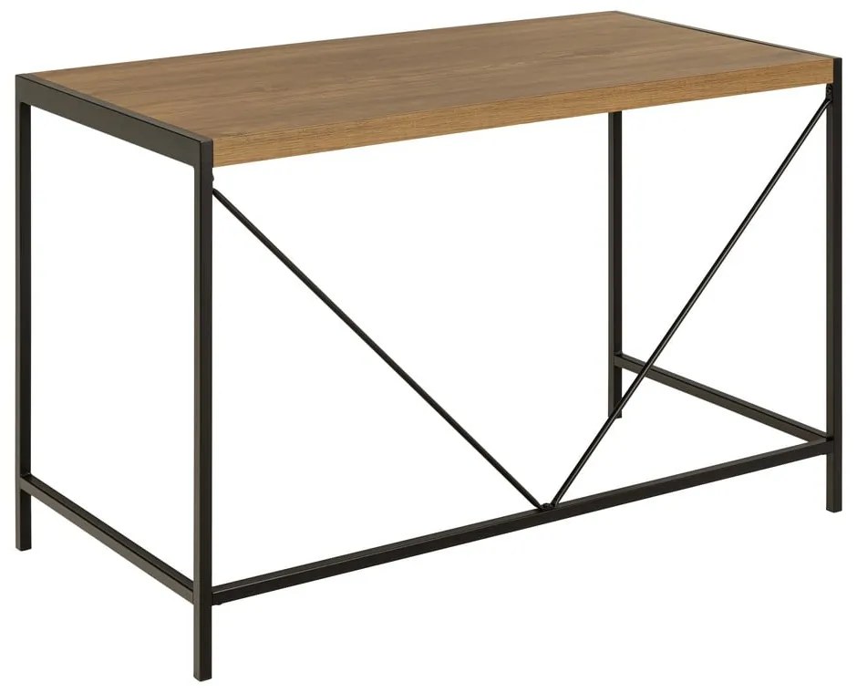 Íróasztal tölgyfa dekorral 60x120 cm Bahamas – Actona