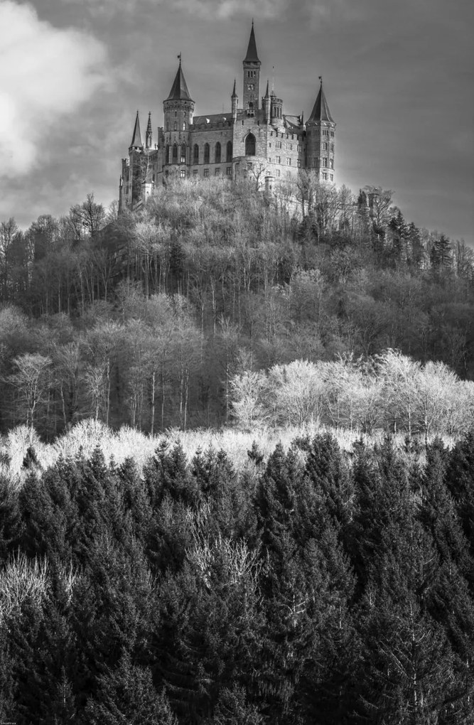 Poszter 53x81cm Hohenzollern kastély 4, Assaf Frank