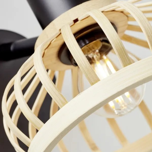 Brilliant - Fali lámpa NORAH 1xE14/28W/230V bambusz