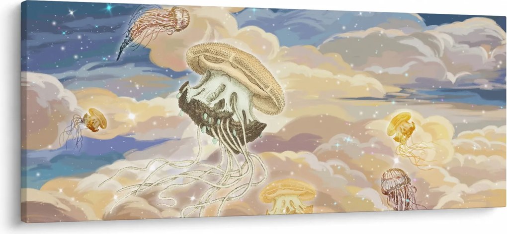 Kép - mennyei medúza (120x50 cm)