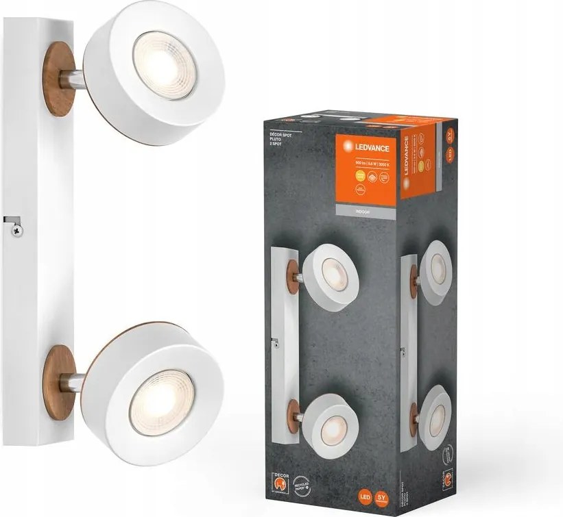 Led lámpa Falra szerelhető lámpatest 9.6W 615lm Cct fehér Spot Pluto Ledvance