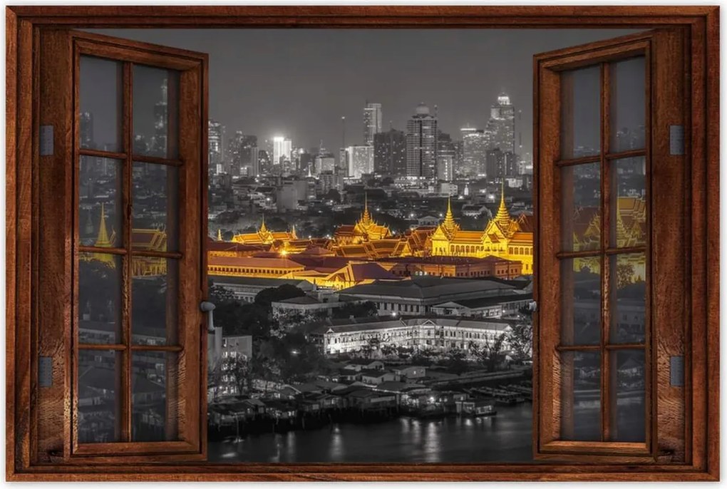 Poszterek 60x40 Gold night in Bangkok