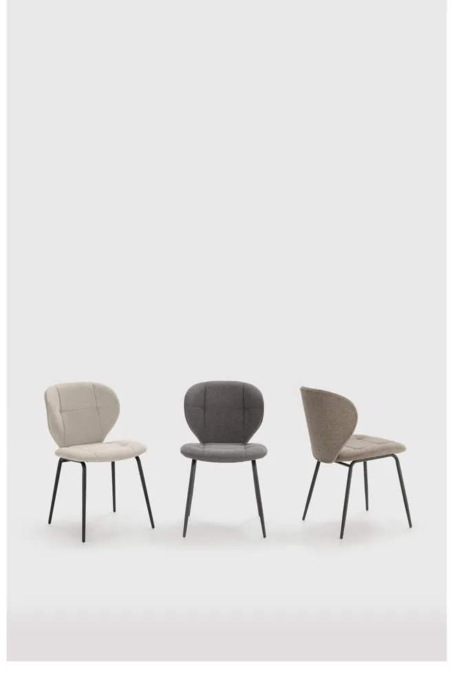 Szürke étkezőszék szett 2 db-os Maori – Marckeric