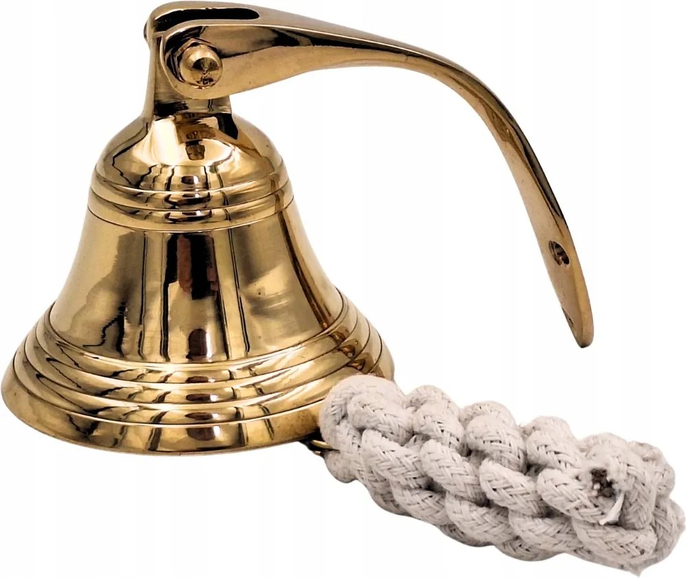 Hadihajó sárgaréz harang Átmérő 7,5 cm Tengerész dekoráció