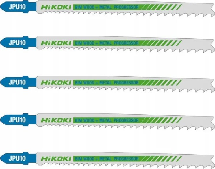 Hikoki Teafűrészlap (t) BiM T345XF Fa Fém Alu 5 db JPU10 750031