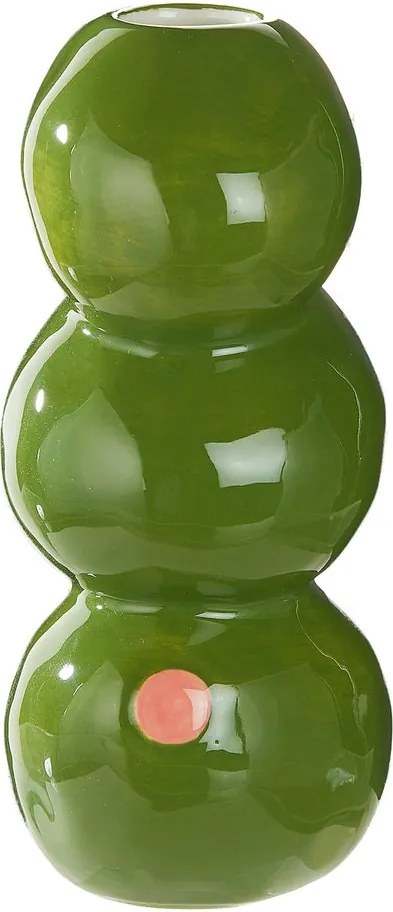 OLIVES kerámia váza 17 cm