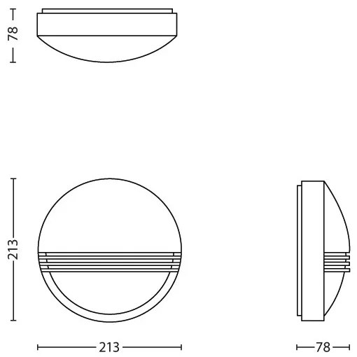 Philips 17296/30/16 - Kültéri fali lámpa MYGARDEN YARROW 1xLED/6W/230V