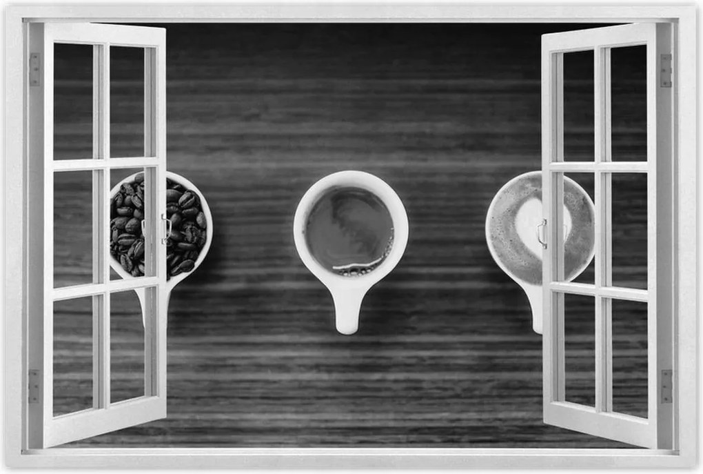 Poszter 60x40 Fitt leszek Cukormentes kávé