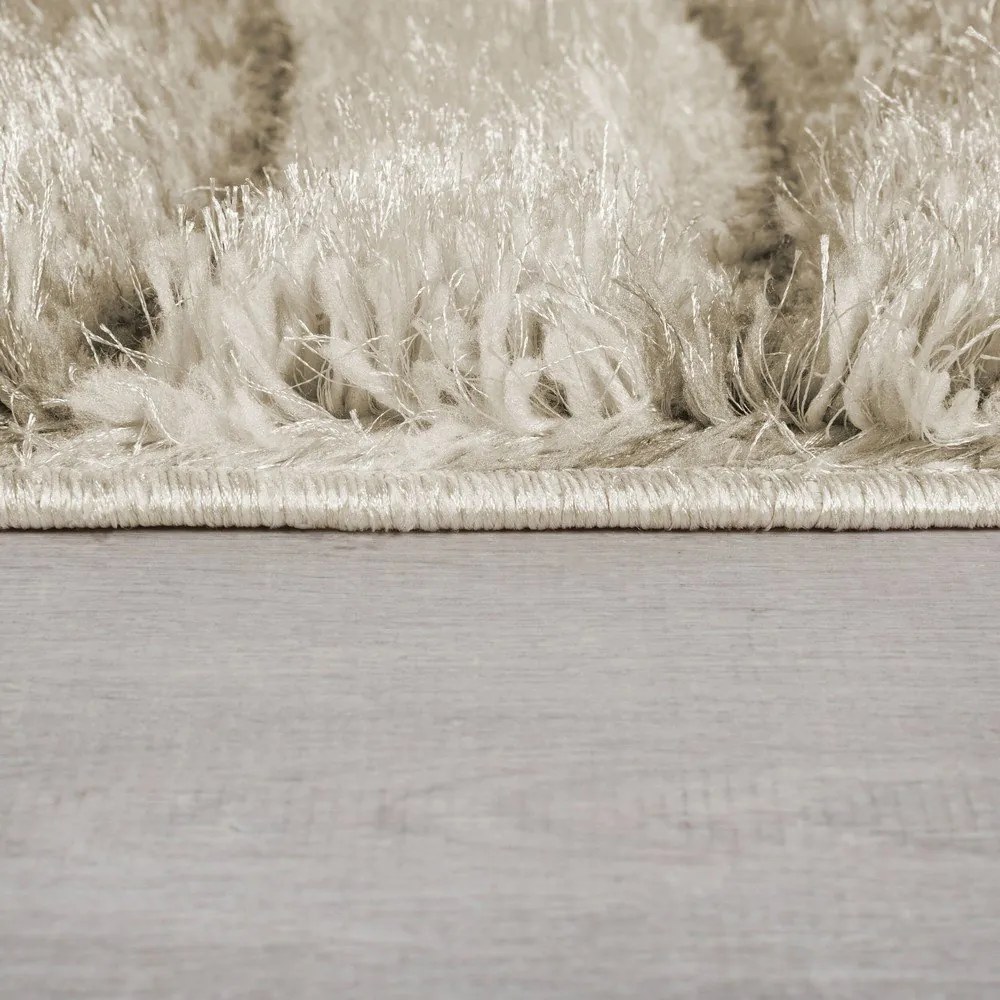 Bézs kézi szövésű szőnyeg újrahasznosított szálakból 120x170 cm Velvet – Flair Rugs