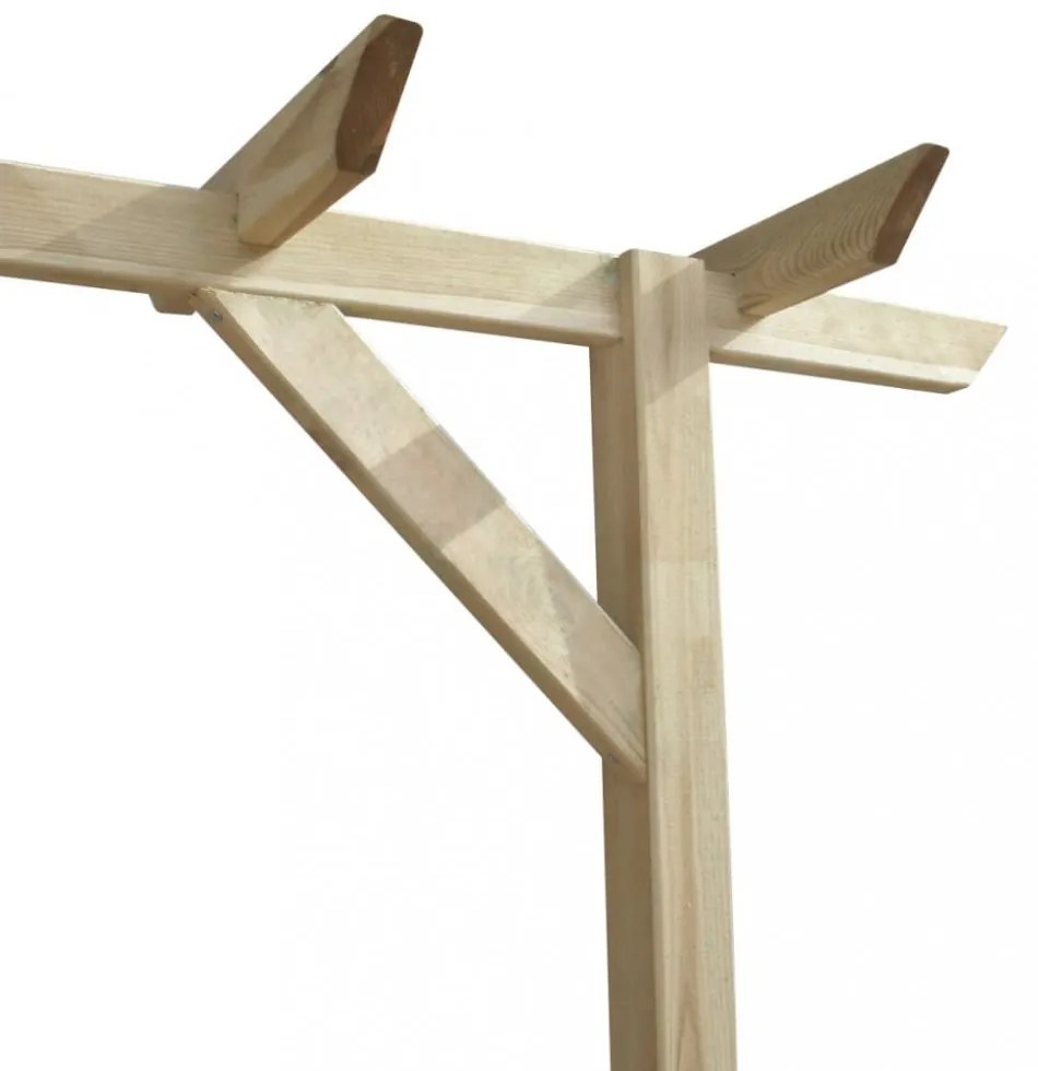 fa kerti pergola 410 x 40 x 203 cm