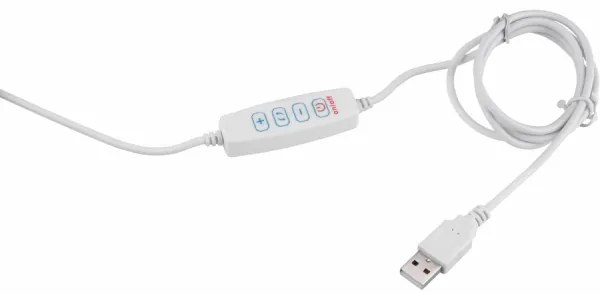 Extol - LED Dimmelhető asztali lámpa nagyítóval LED/8W/5V 2900/4500/7500K fehér