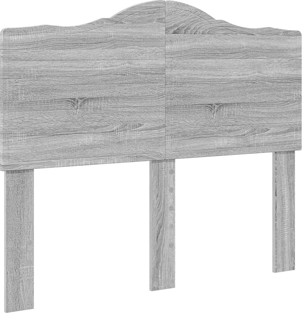 vidaXL Fejtámla Szürke Sonoma 135 cm Faanyag