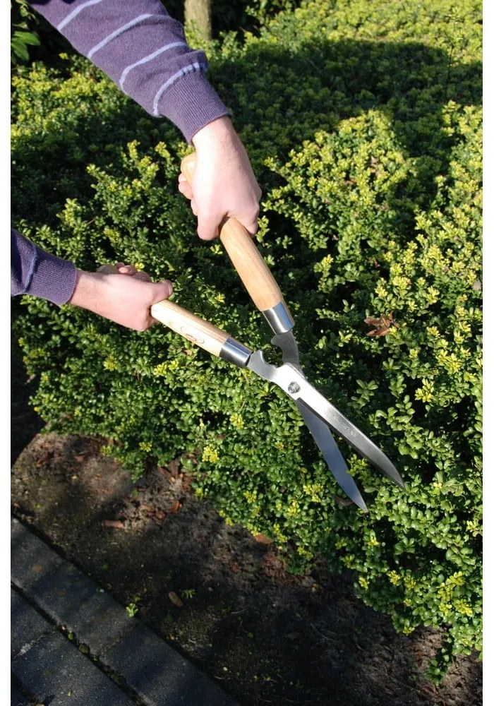 Smooth nagyméretű kerti olló kőrisfa nyéllel - Esschert Design