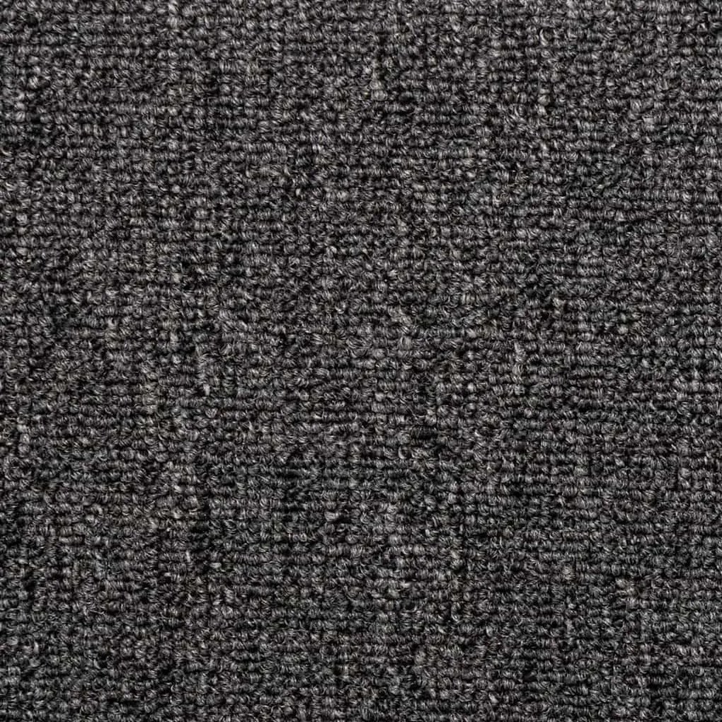 30 db antracitszürke lépcsőszőnyeg 65x21x4 cm