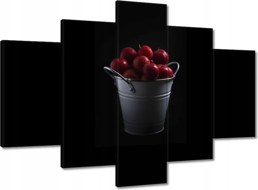 Képek 150x105 Piros alma egy vödörben