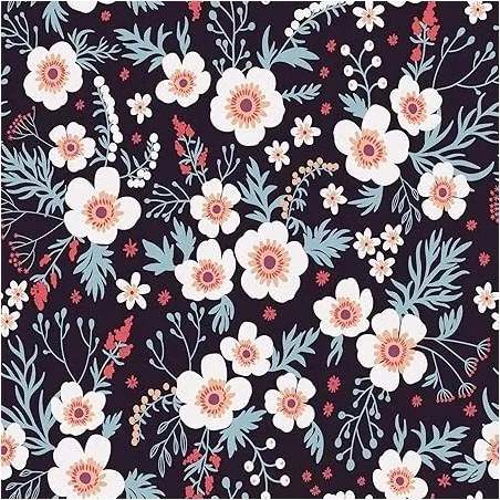 Virágmintás öntapadós tapéta bútorfalak ragasztásához 3 m
