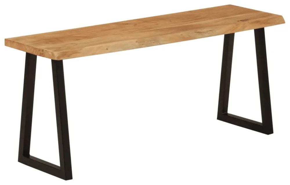 tömör akácfa pad természetes éllel 105 cm