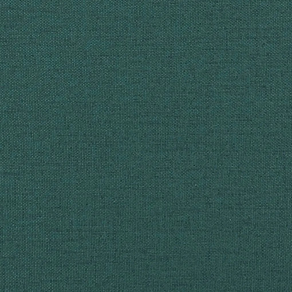 2 az 1-ben sötétzöld szövet padlókanapéágy 112 x 174 x 55 cm