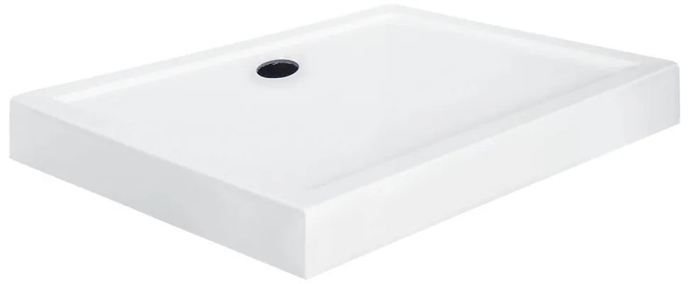 Silves 80x100 aszimmetrikus zuhanykabin zuhanytálcával