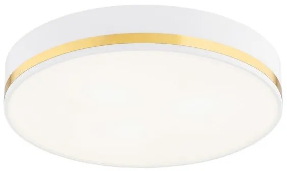 Argon 6138 - Mennyezeti lámpa AMORE 3xE27/15W/230V átmérő 45 cm fehér/arany