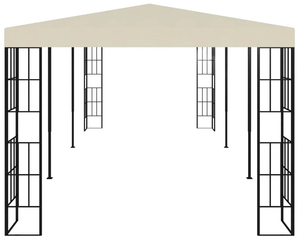 Krémszínű pavilon 3 x 6 m