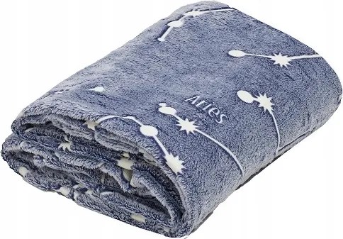 Prémium Márkás Meleg Aranyos Fluo Világító Takaró Sötétben 130X150cm Kn