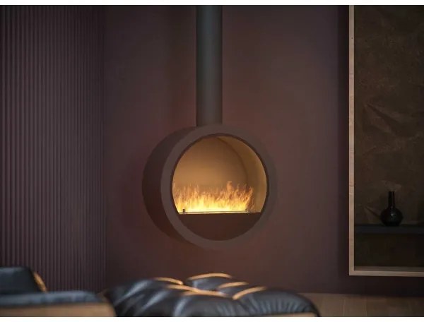 InFire - Függő BIO kandalló á. 70 cm fekete