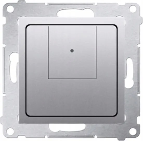 Simon 54 Premium ezüst matt kétgombos fényerőszabályzó, tengelyintenzitás