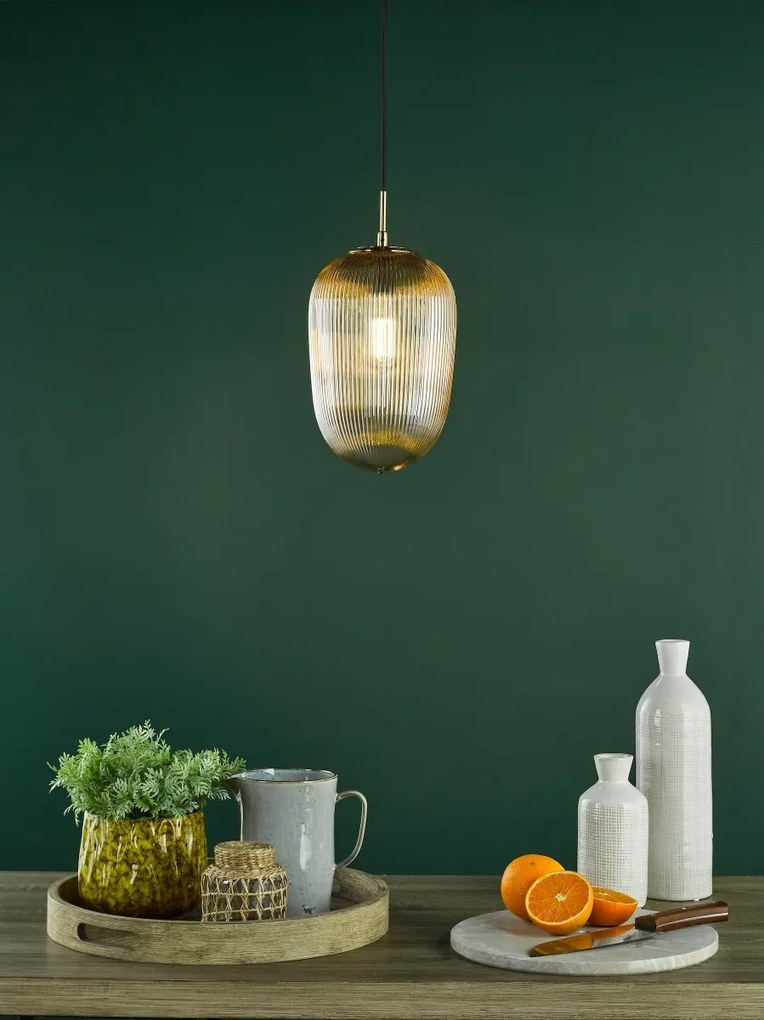 Dar Lighting modern függeszték abrielle csiszolt bronz darabr0106