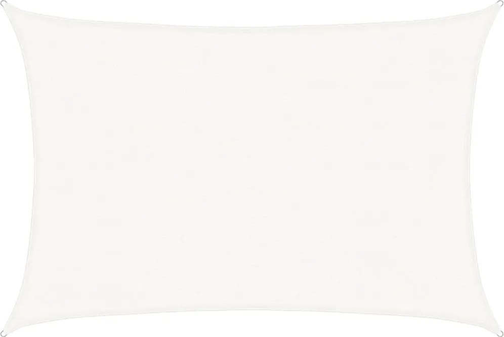 vidaXL fehér HDPE napvitorla 160 g/m² 3 x 4,5 m