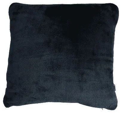 Szürke fleece díszpárna párnabelsővel – puha, formatartó