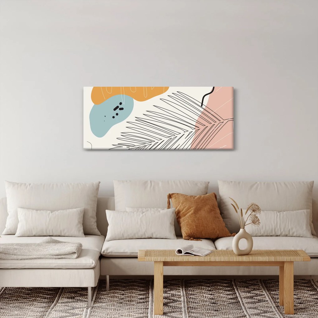 Kép - Levél illusztráció (120x50 cm)