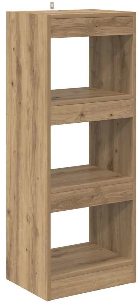 Könyvespolc kézműves tölgy 40 x 30 x 103 cm Faanyag