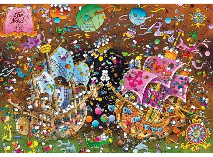 Mordillo The Kiss 6000 db-os puzzle Clementoni