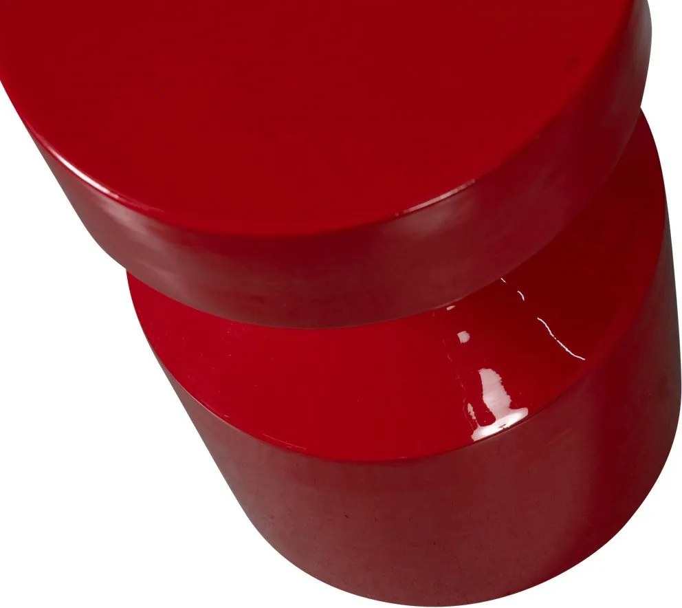 Fém kerek tárolóasztal ø 30 cm Ferry – WOOOD